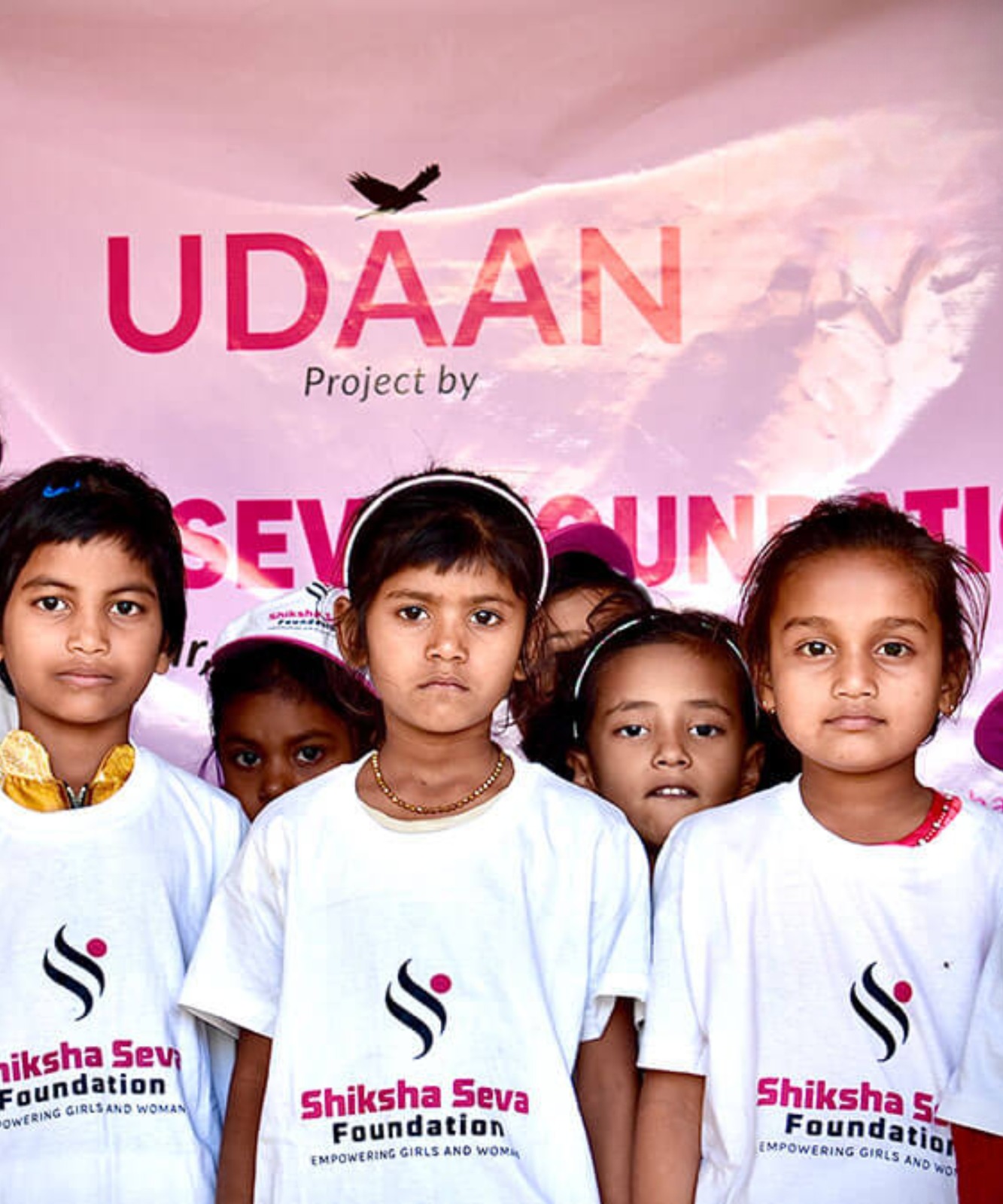 Children attending the Udaan Remedial Centre after school